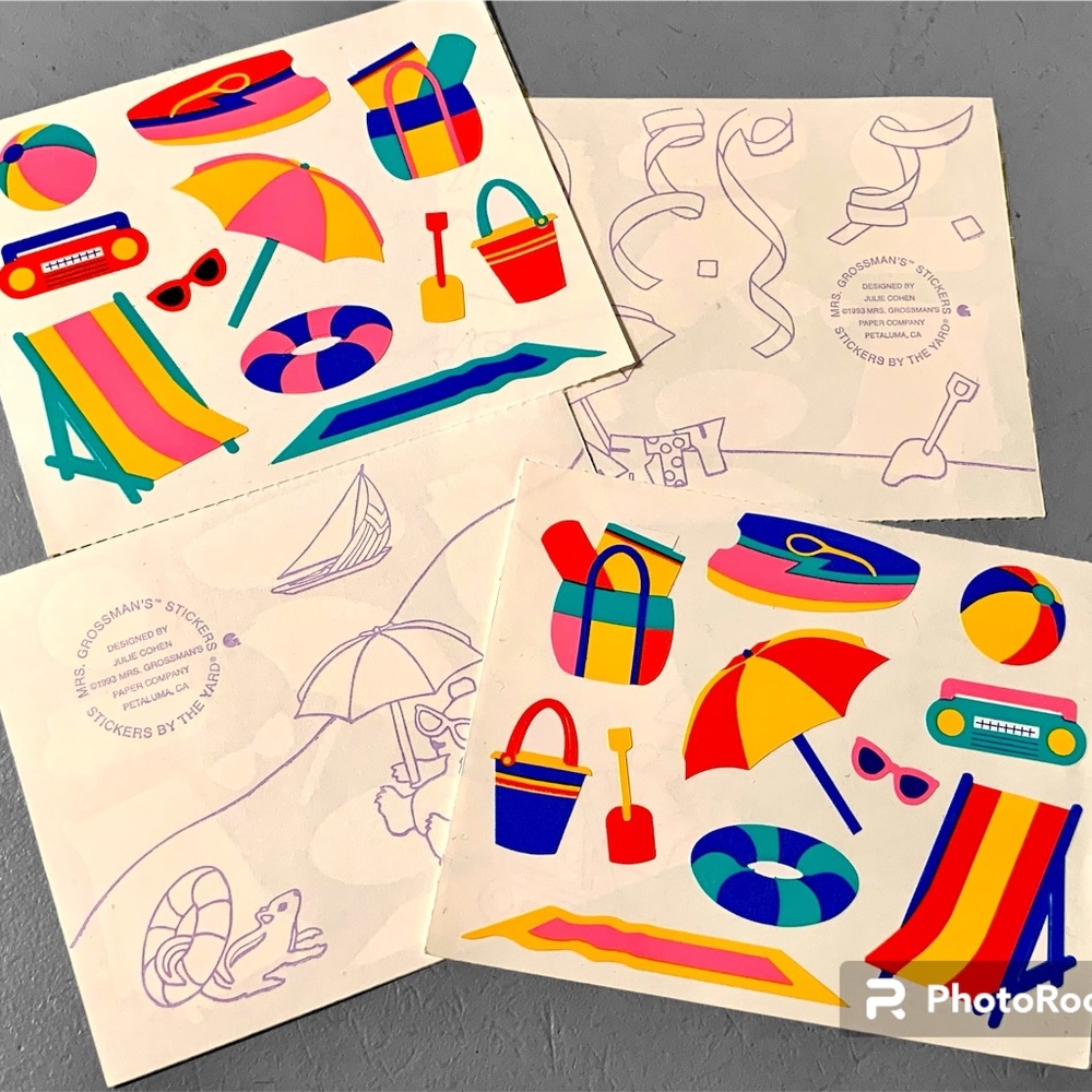 Mrs. Grossman"s Vintage Summer Stickers